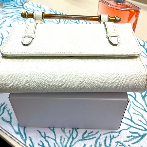 COPY - Vintage 1950-1960’s Label Triangle Pebbled Leather Handbag - Picture 9 of 9